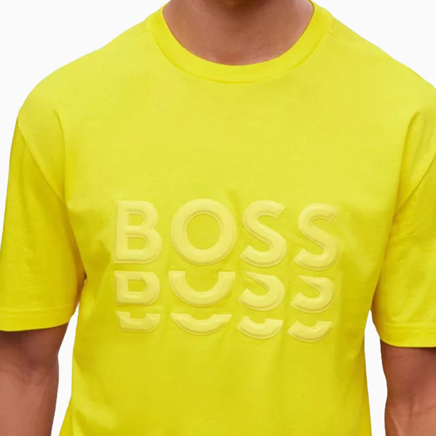 Men's Cotton Jersey Regular Fit With Tonal Logos T Shirt