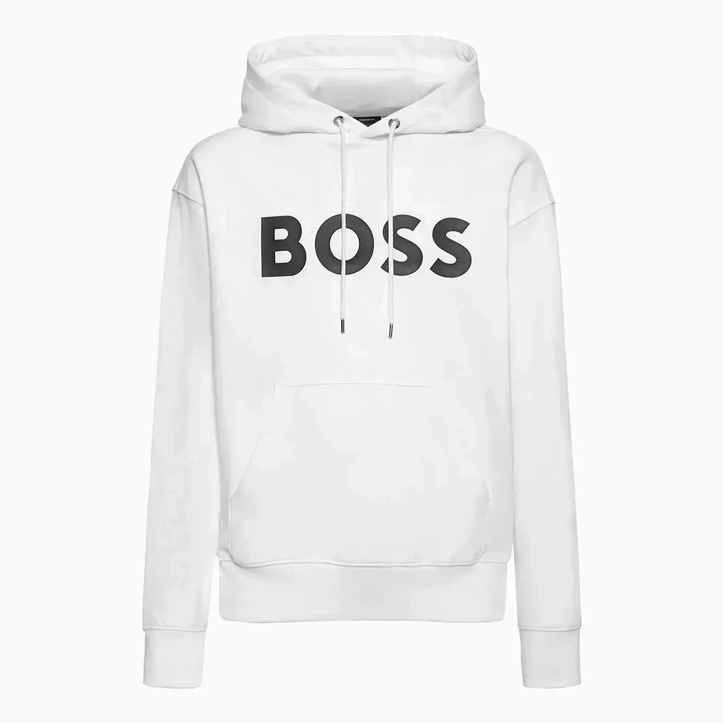 Men's Logo Print Hoodie In French Terry Cotton