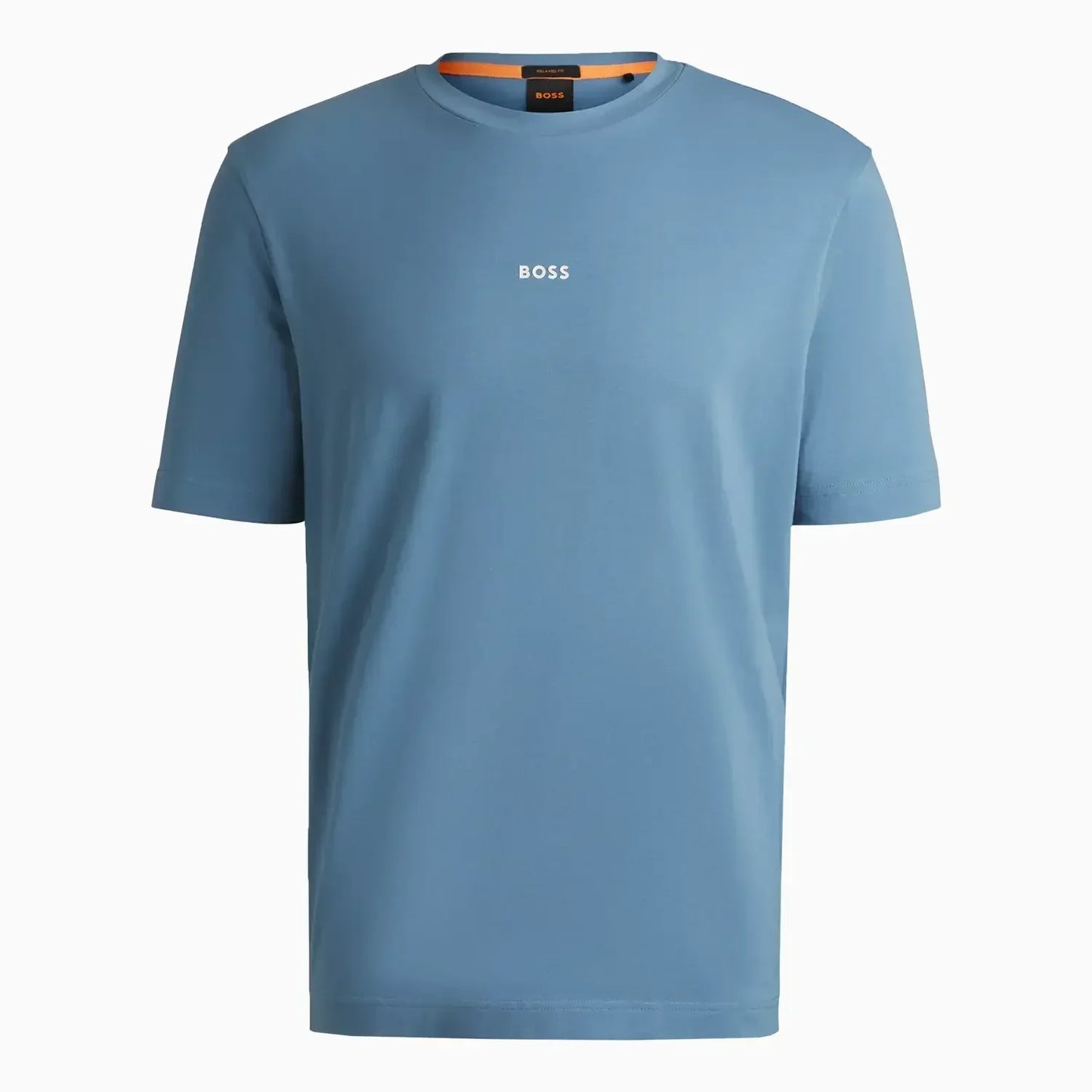 Men's Relaxed-Fit T-Shirt In Stretch Cotton With Logo Print