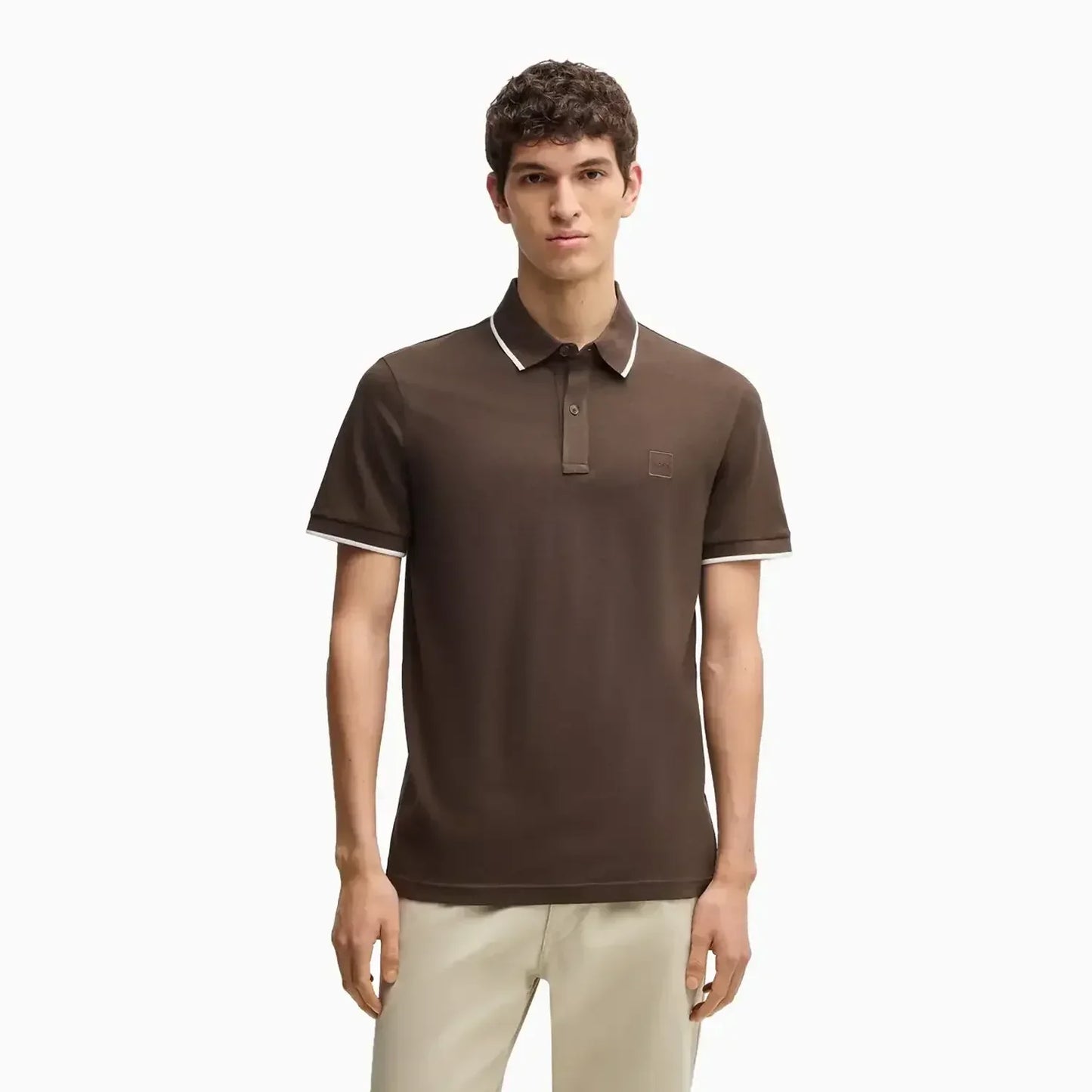 Men's Slim Fit Polo Shirt-In Stretch Cotton