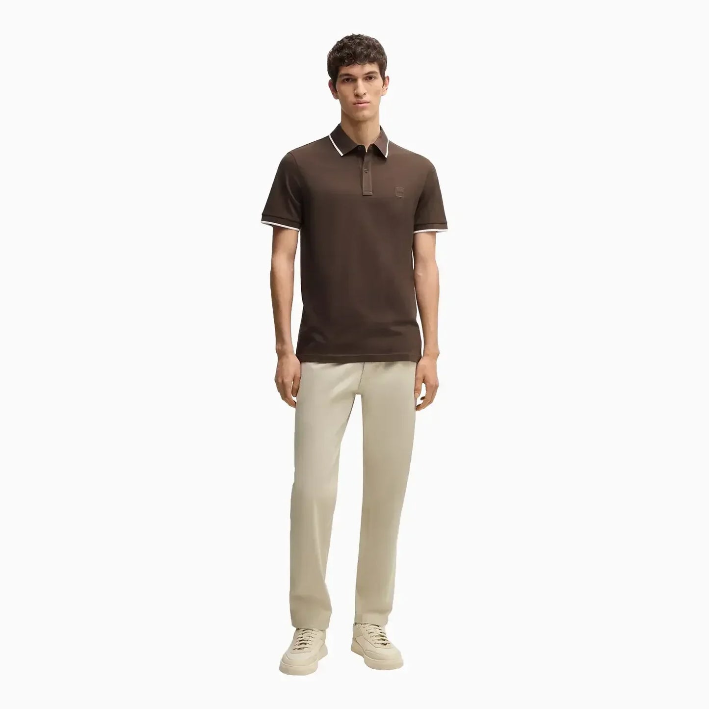 Men's Slim Fit Polo Shirt-In Stretch Cotton