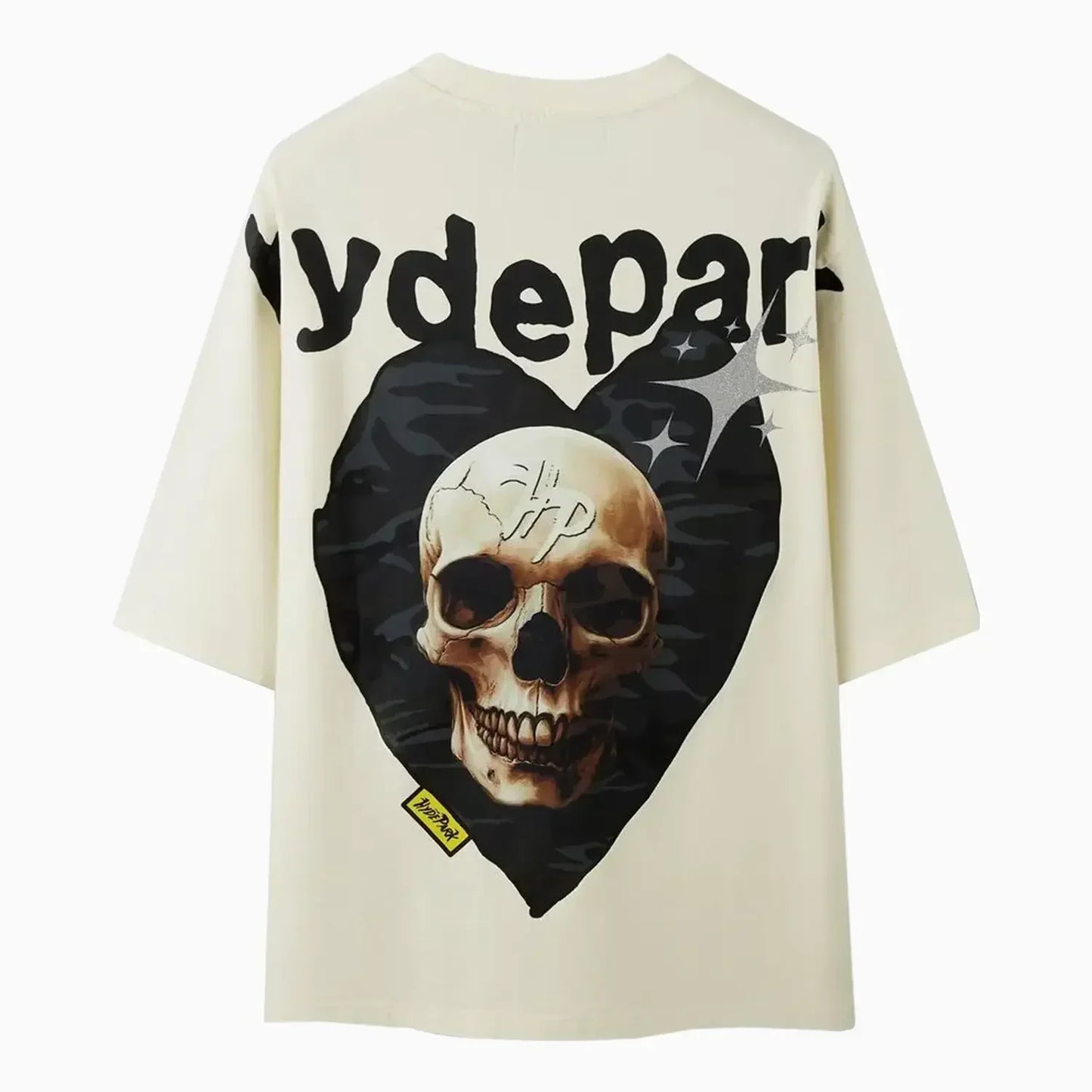 Men's Power Skull Camo Heart T-Shirt