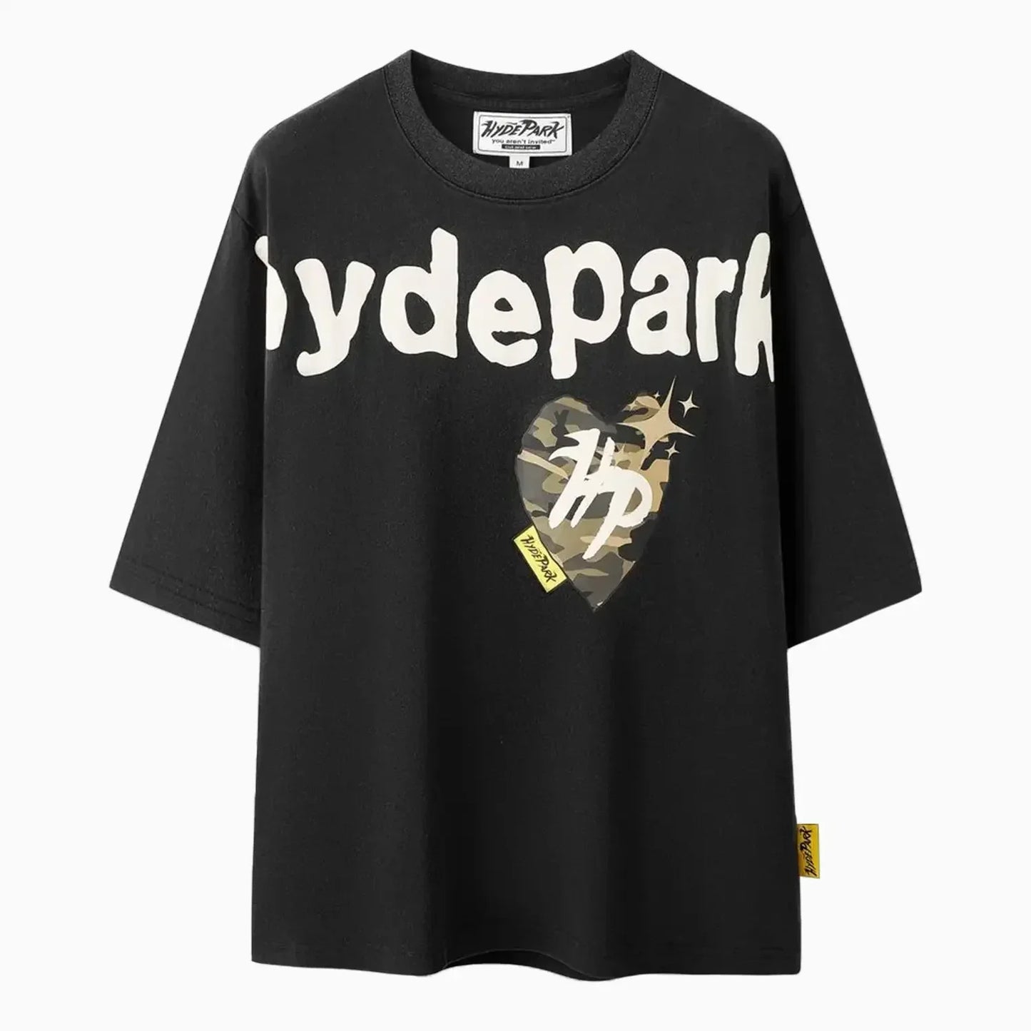 Men's Power Skull Camo Heart T-Shirt