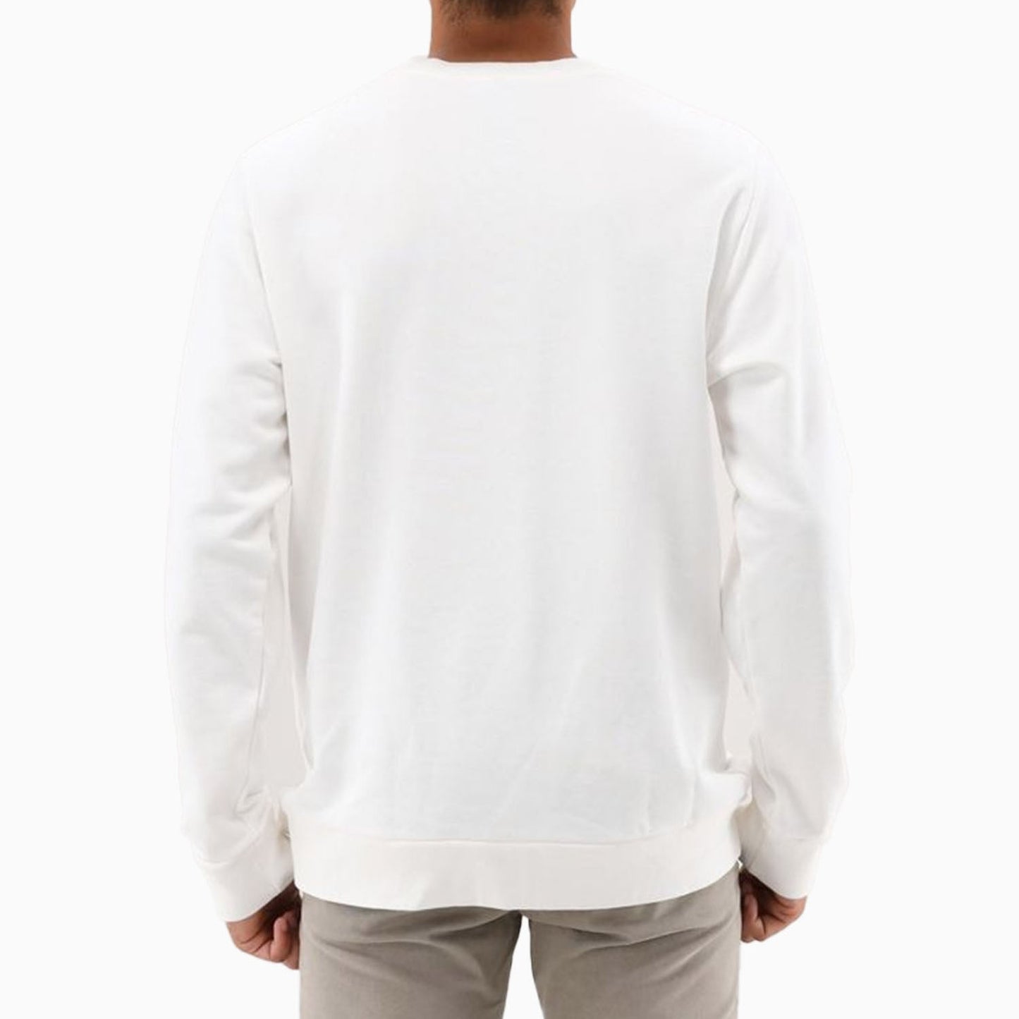 Men's Crew Neck Sweatshirt With Institutional Logo