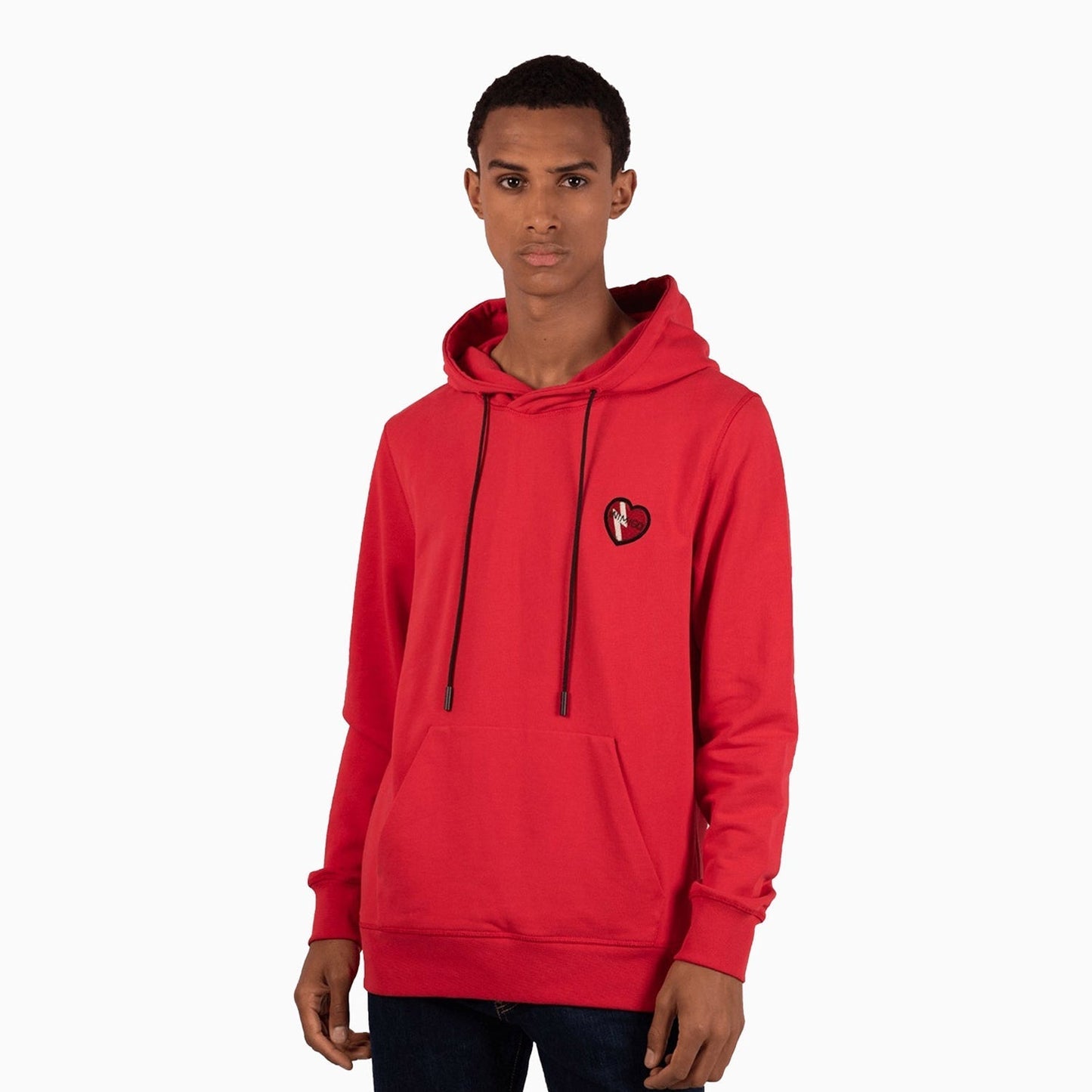 Men's Embroidery Fleece Pull Over Hoodie