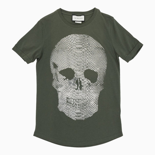 Men's Snake Skull Short Sleeves T Shirt