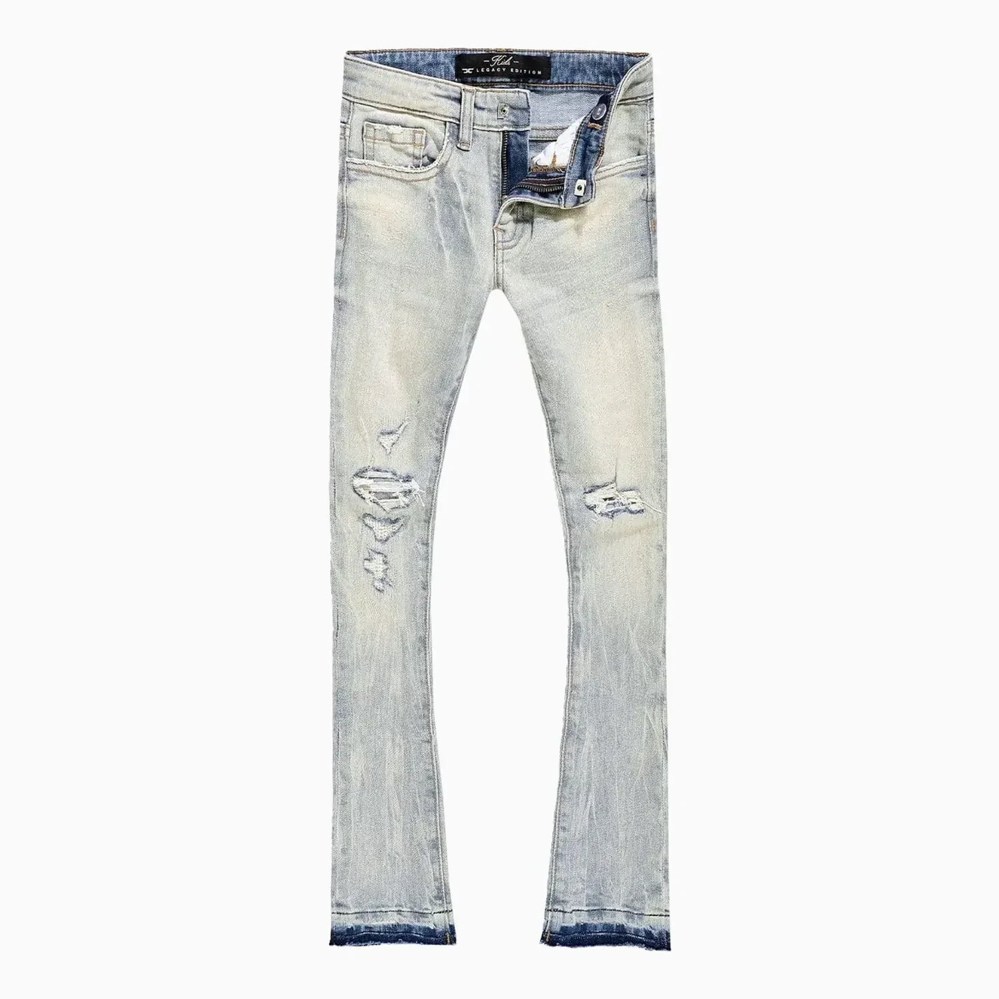 Men's Attitude Stacked Denim Pant