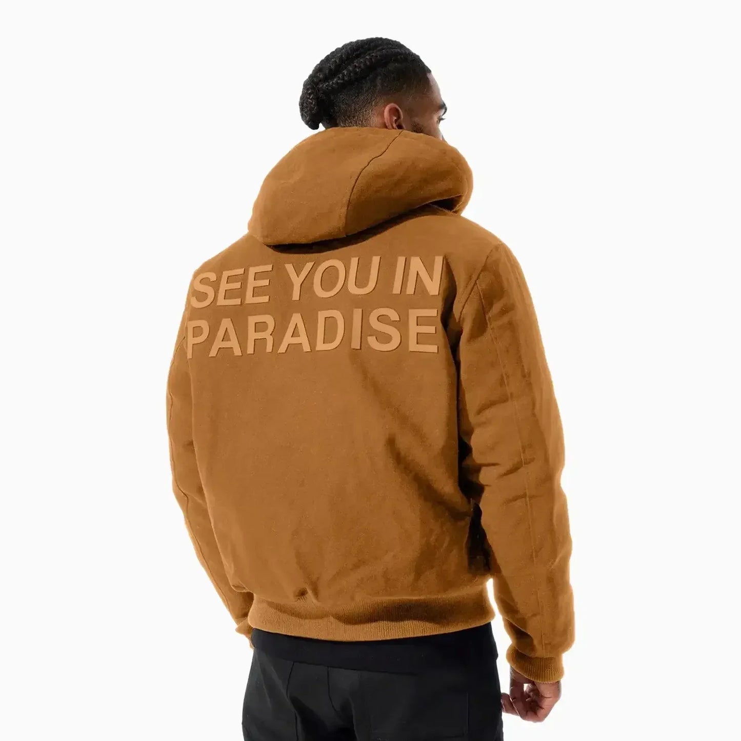 Men's See You In Paradise Hooded Work Jacket