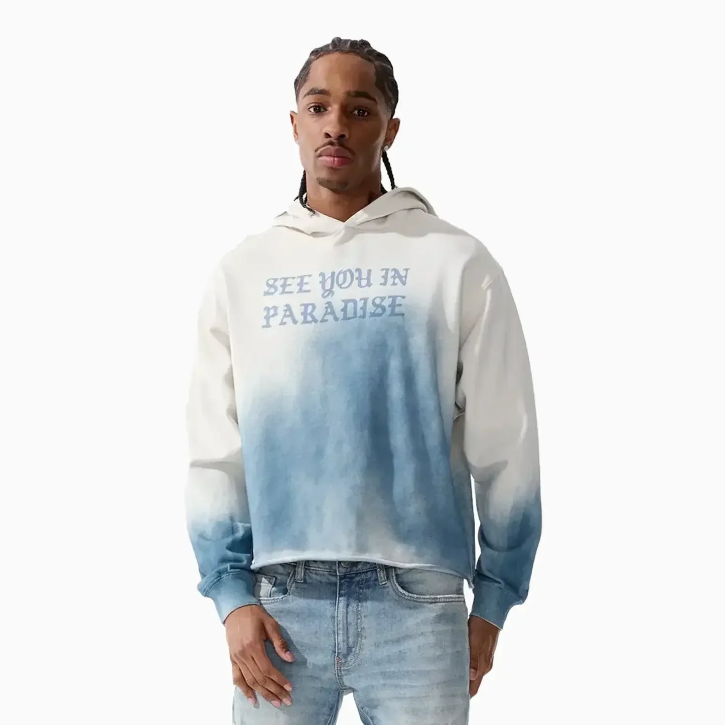 Men's Syip Cropped Pull Over Hoodie