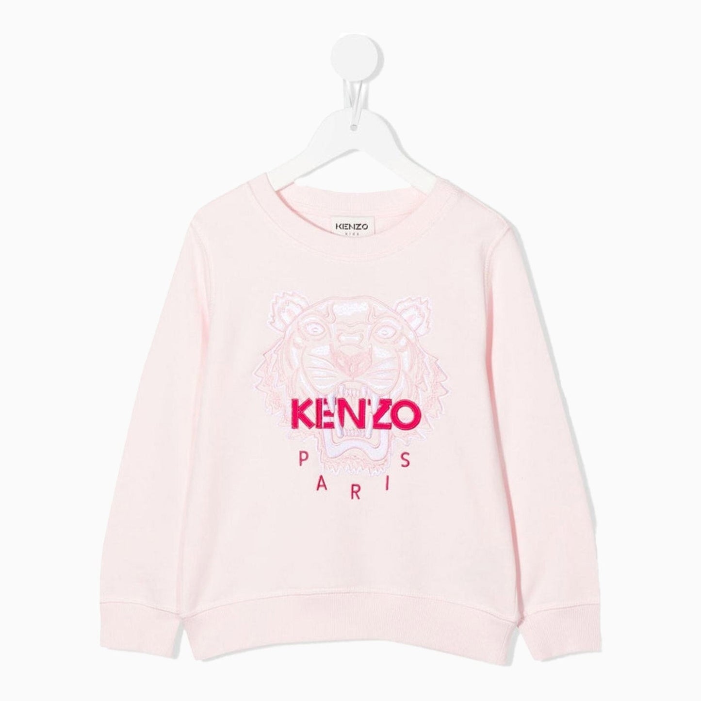 Kid's Tiger Embroidered Sweatshirt