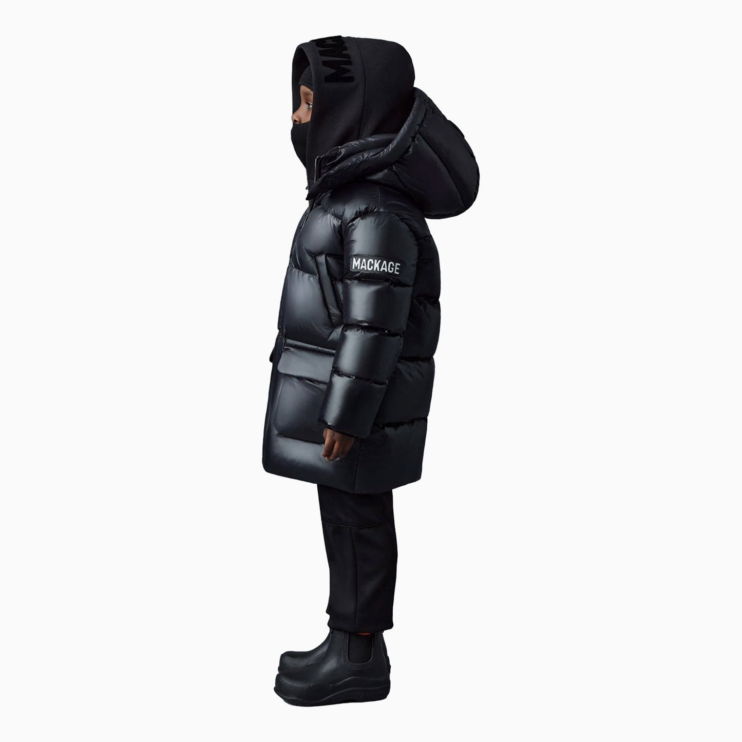 Kid's KENNIE Lustrous Light Down Parka Jacket With Hood