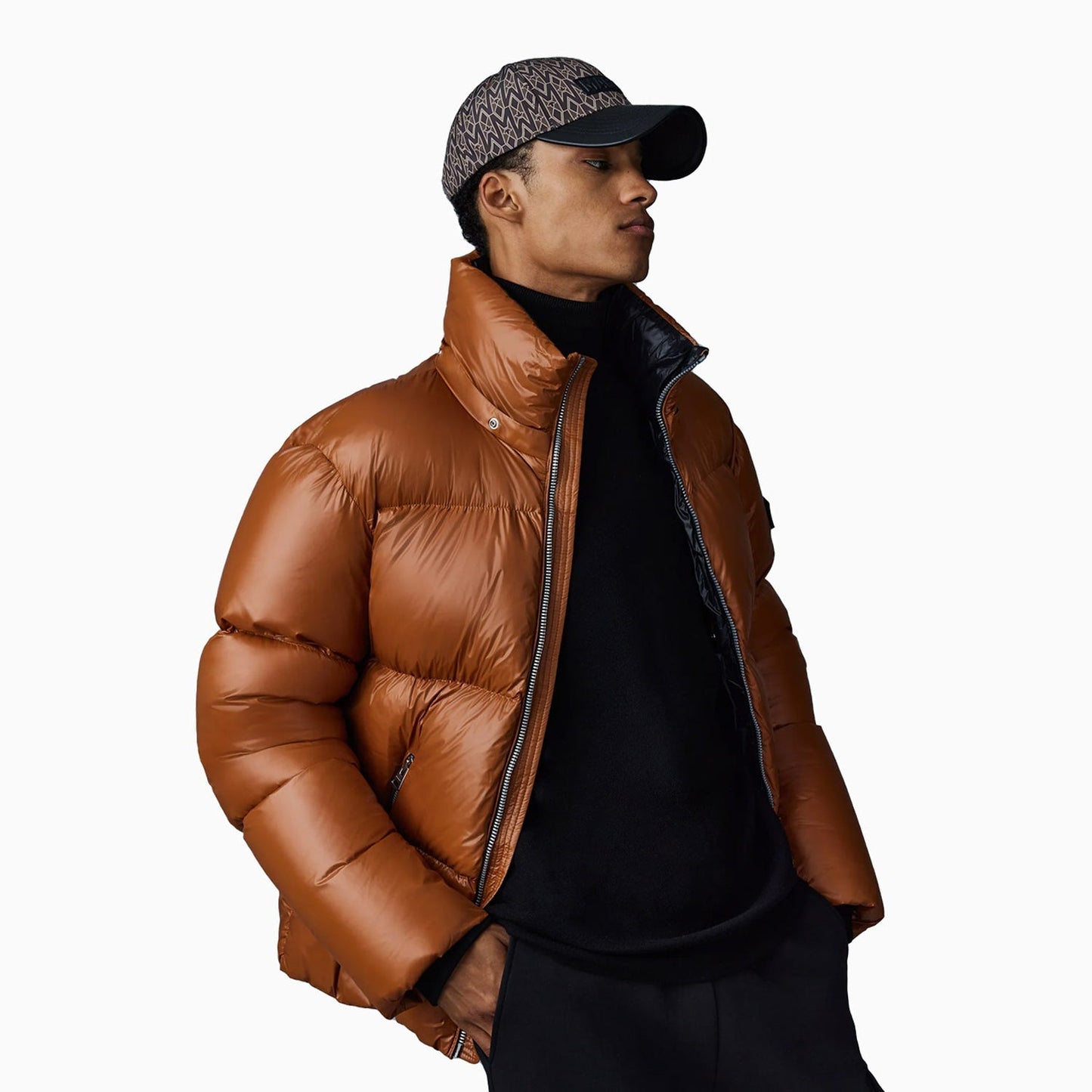 Men's KENT-Z Lustrous Light Down Jacket With Hood