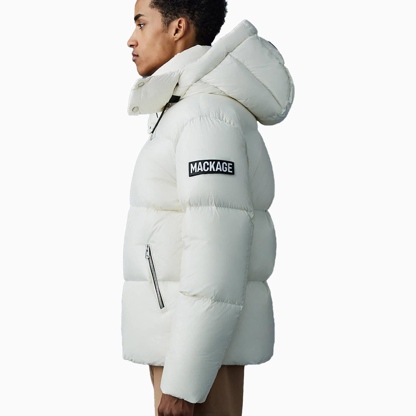 Men's KENT-Z Lustrous Light Down Jacket With Hood