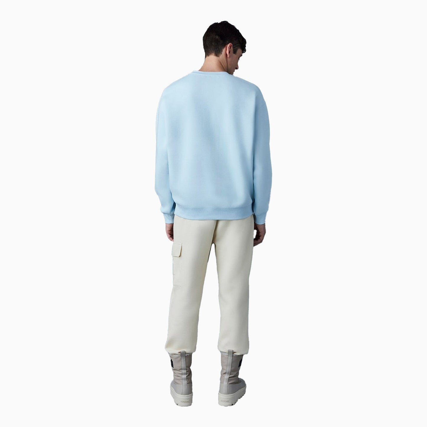 Men's MAX-VT Double Face Jersey Sweatshirt With Embroidered Logo