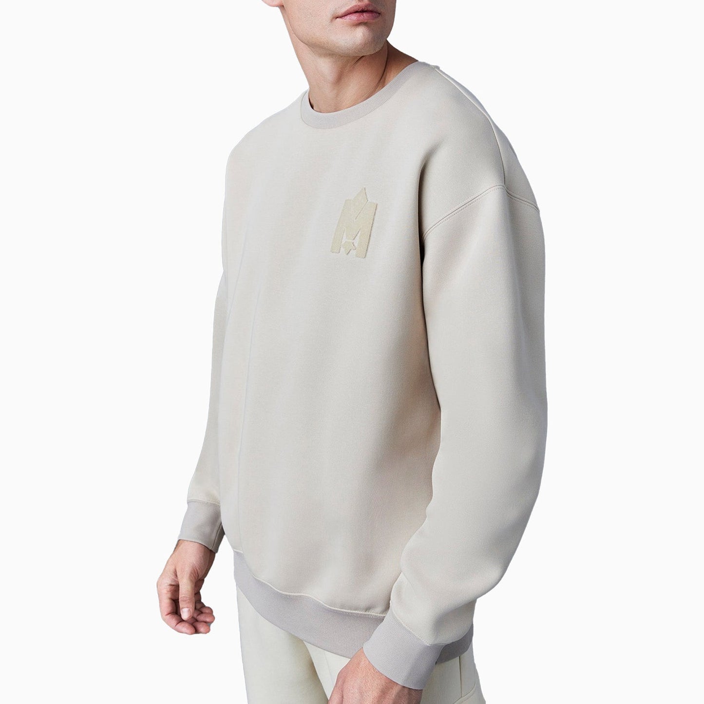 Men's MAX-VT Double Face Jersey sweatshirt With Embroidered Logo