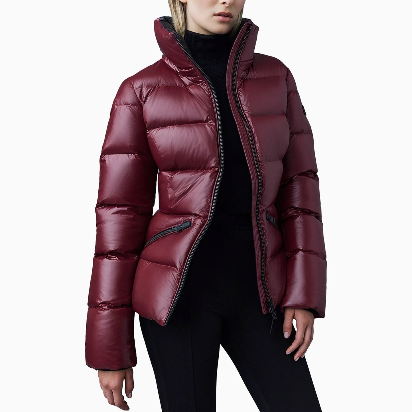 Women's MADALYN Lustrous Light Down Jacket With Hood