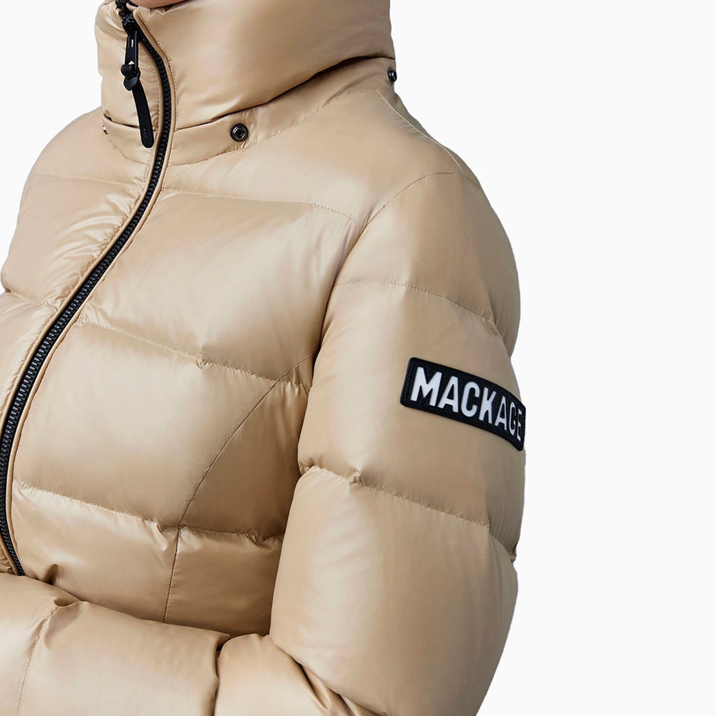 Women's MADALYN Lustrous Light Down Jacket With Hood