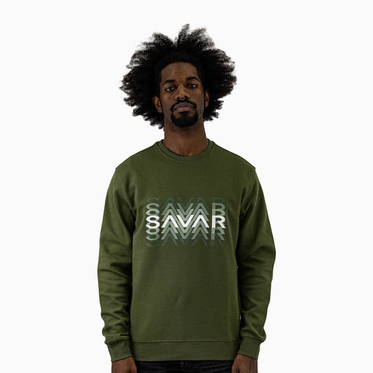 Men's Savar Logo Crew Neck Sweatshirt