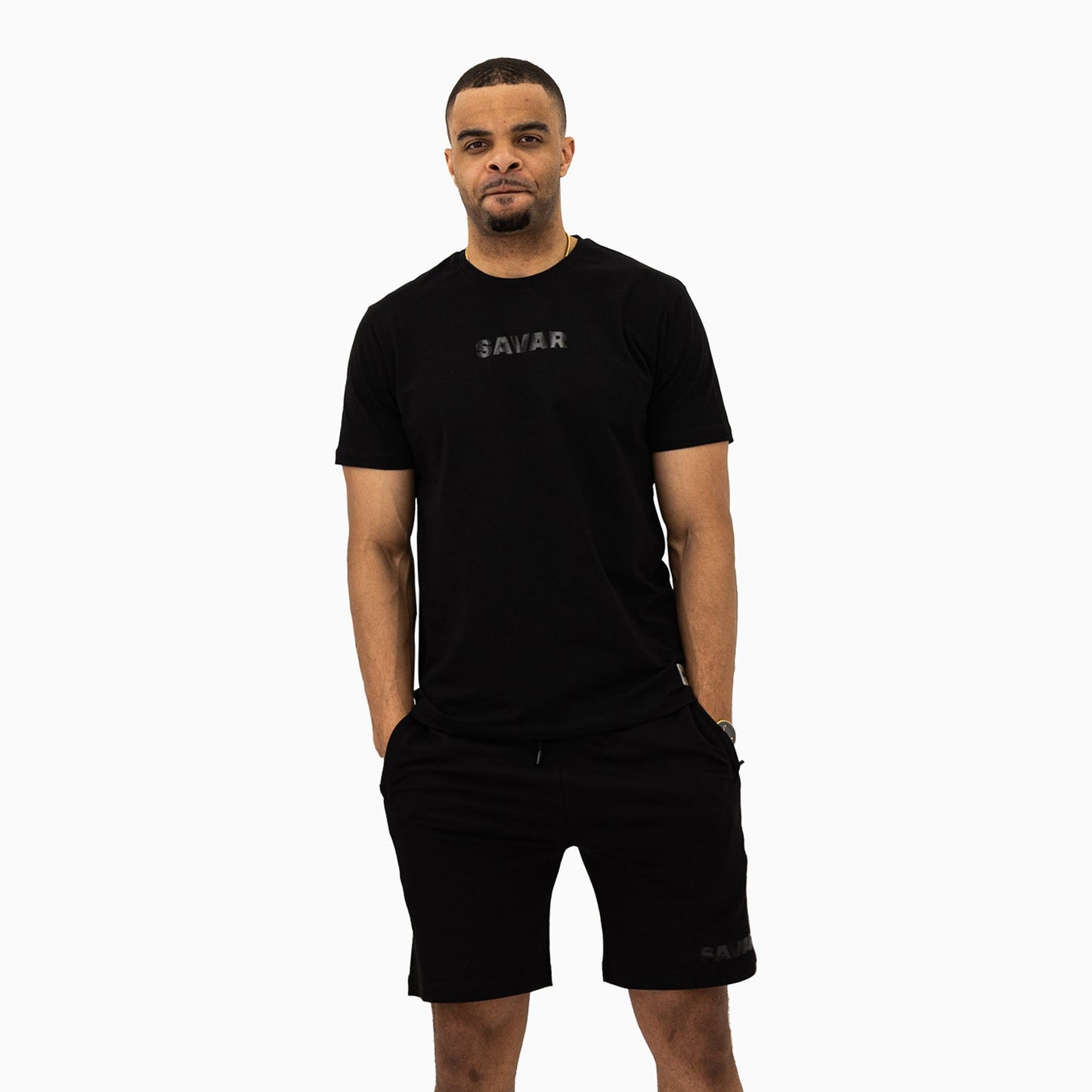 Men's Savar T-Shirt And Shorts Outfit