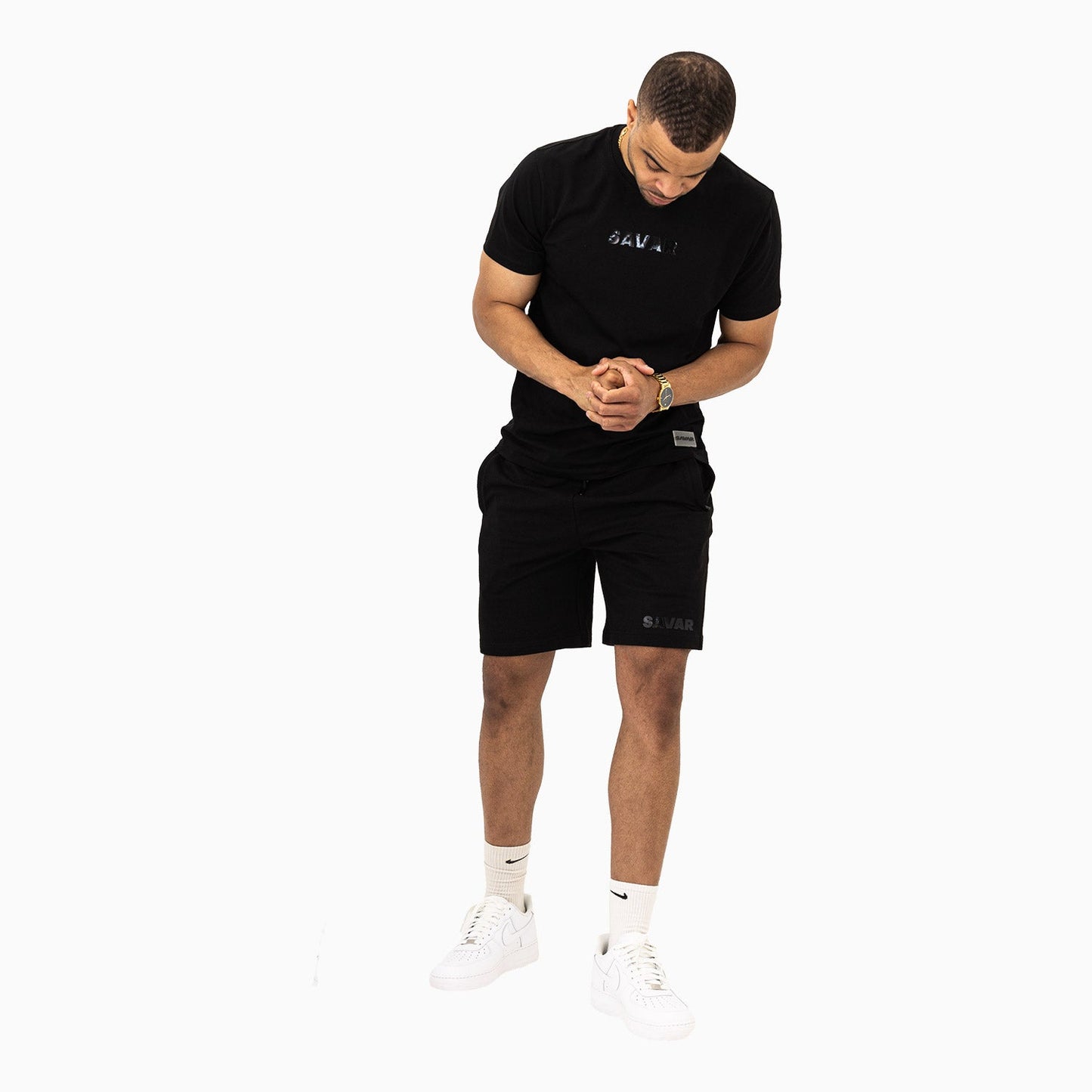 Men's Savar T-Shirt And Shorts Outfit