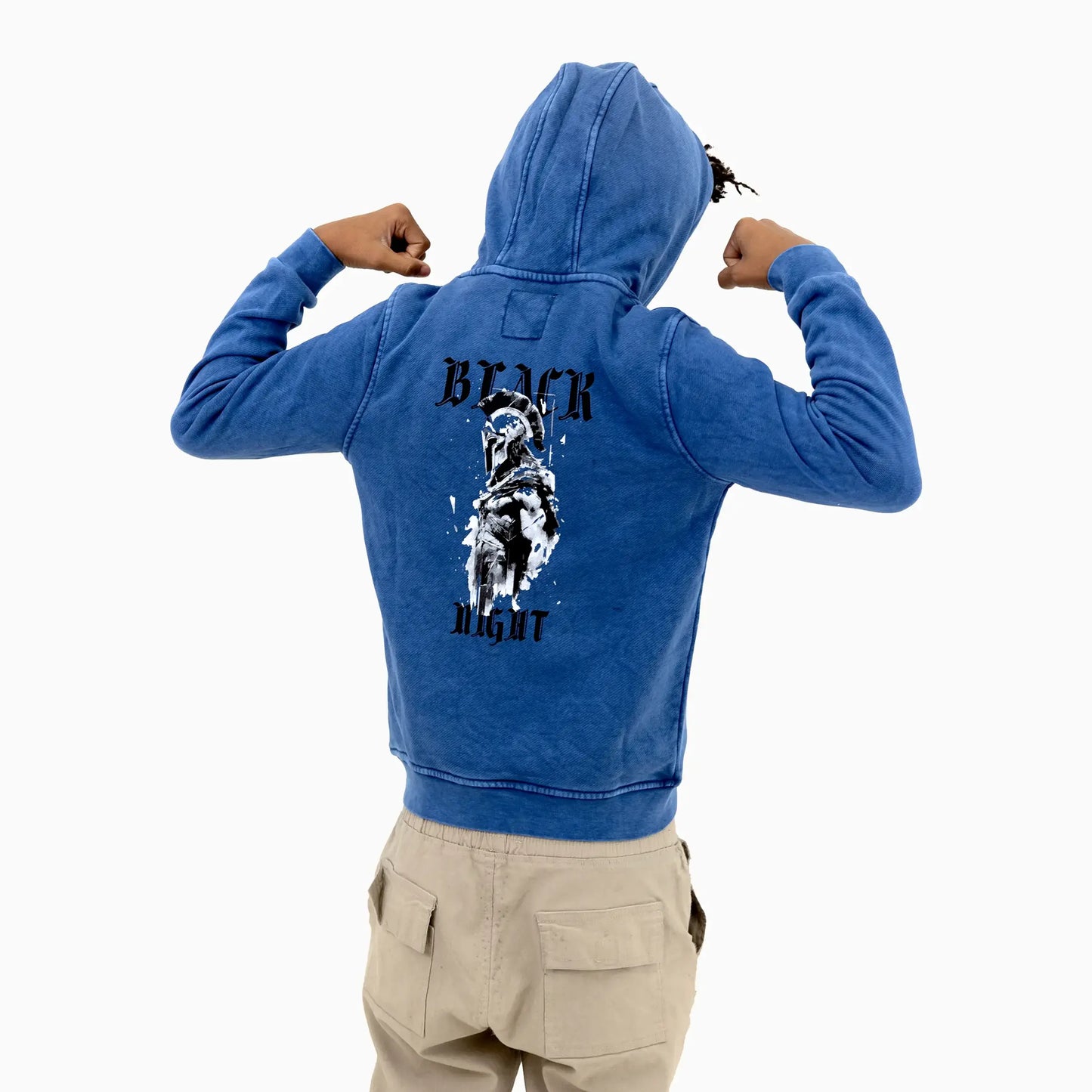 Kid's Black Night Pull Over Hoodie