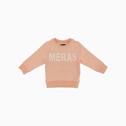 Kid's Embroidery Crew Neck Sweatshirt