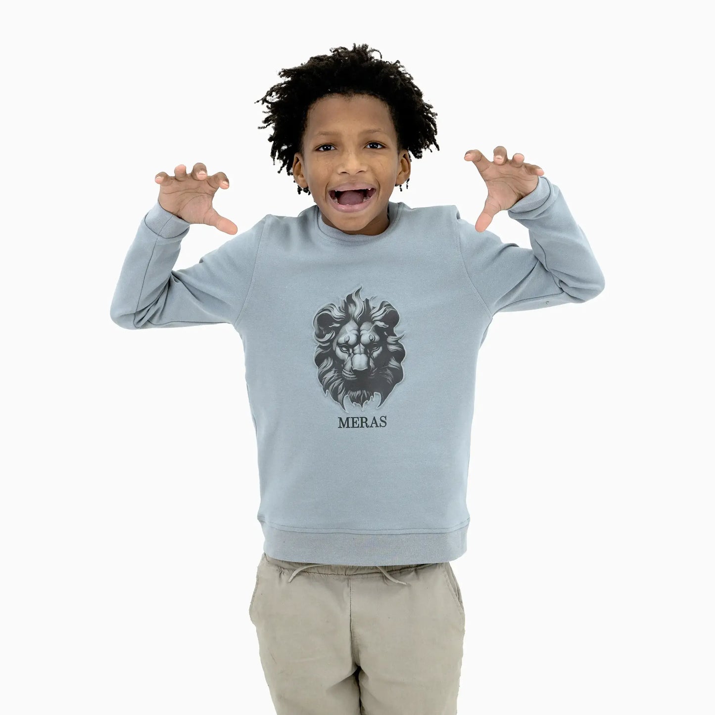 Kid's Lion Crew Neck Sweatshirt