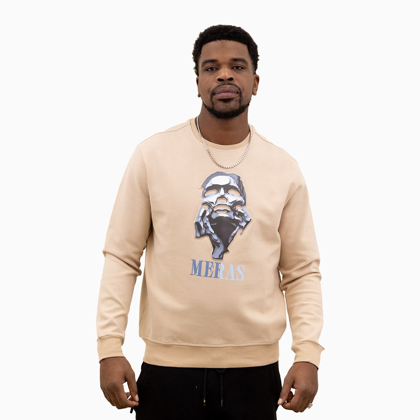 Men's Grey Lady Crew Neck Sweatshirt