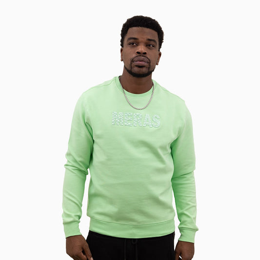 Men's Embroidery Crew Neck Sweatshirt