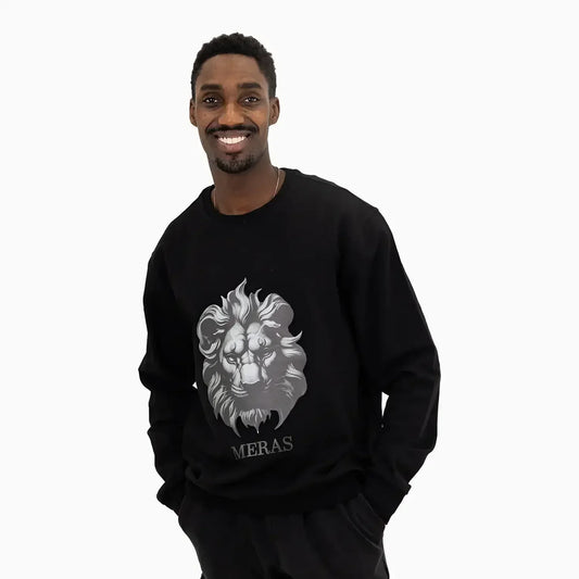 Men's Lion Crew Neck Sweatshirt
