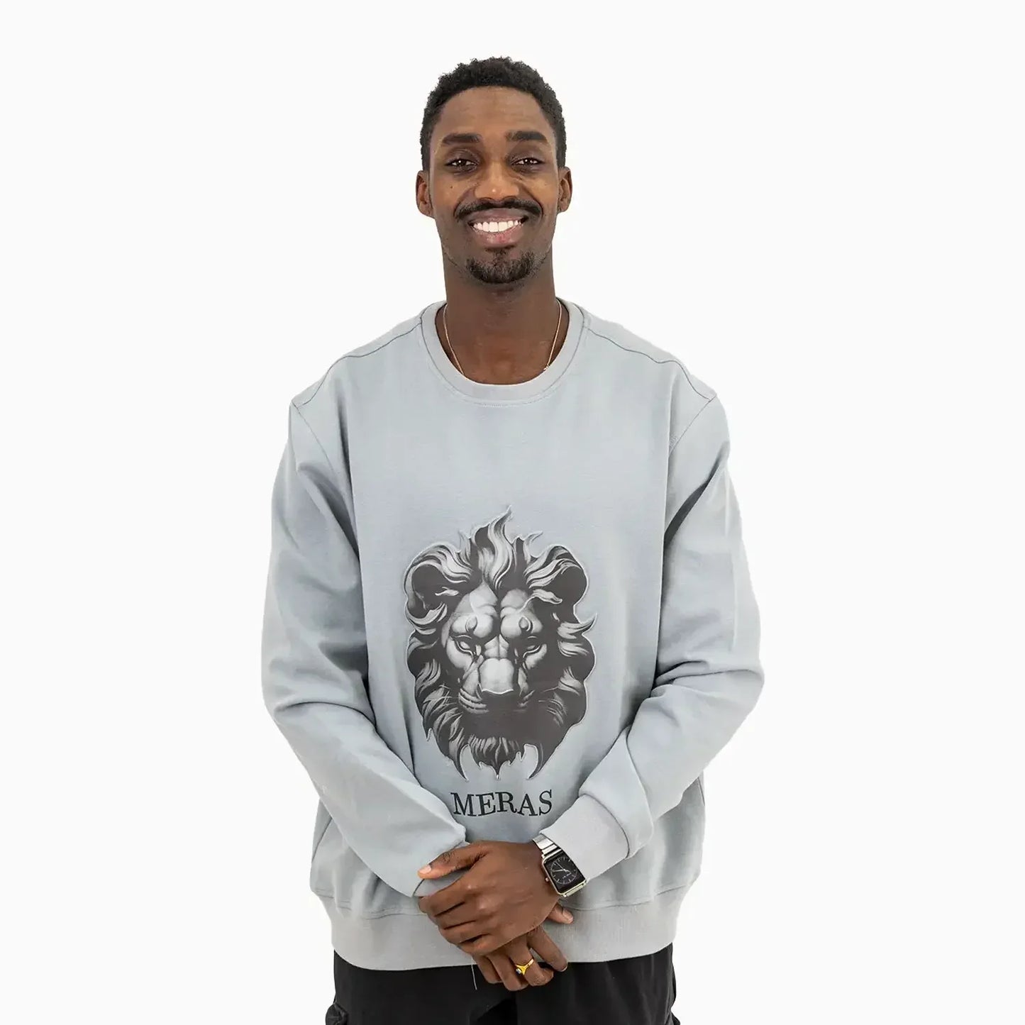 Men's Lion Crew Neck Sweatshirt