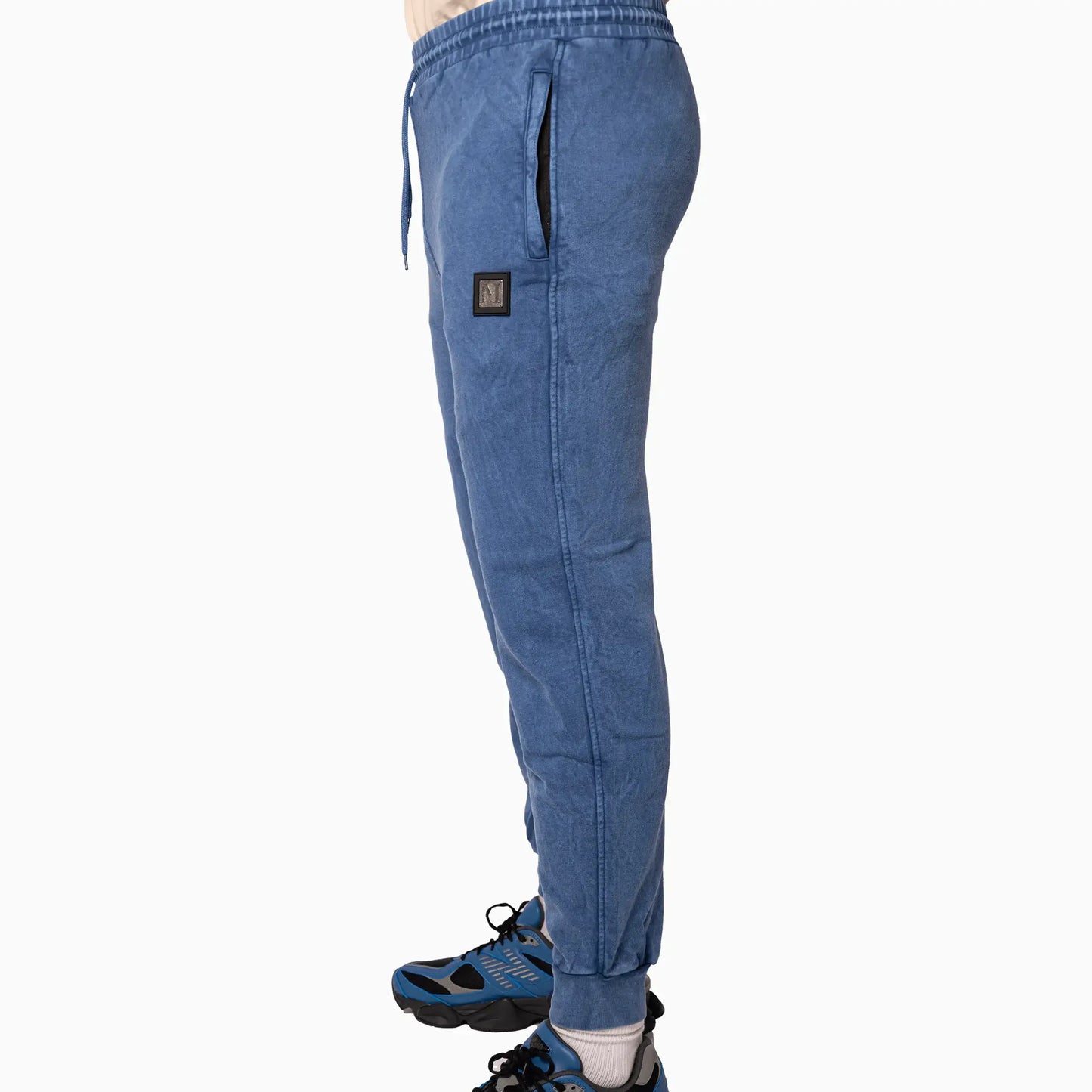 Men's Sportswear Washed Blue Sweat Pant