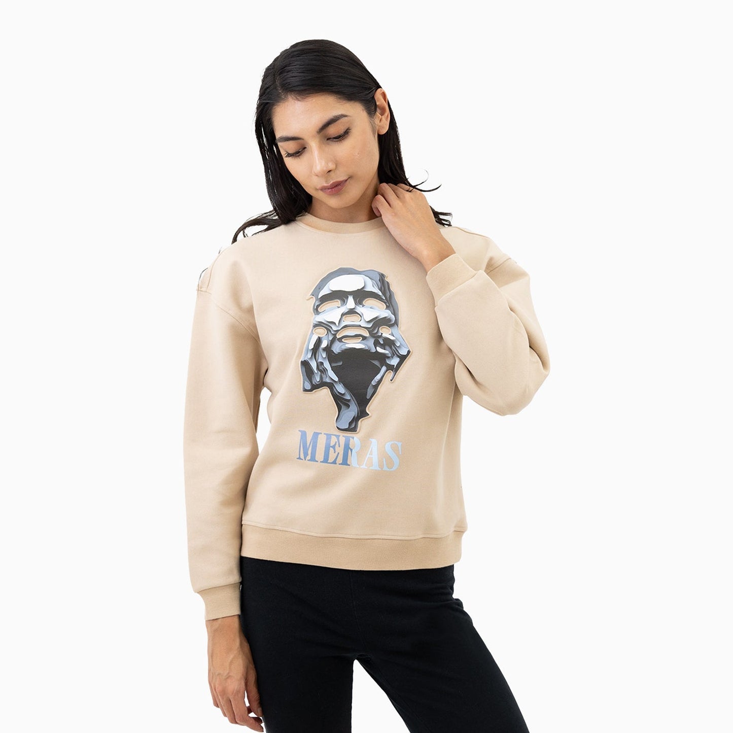 Women's Grey Lady Crew Neck Sweatshirt