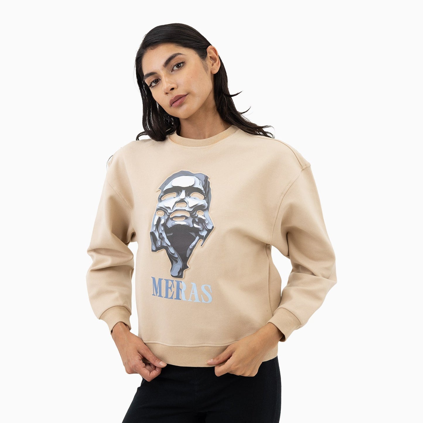 Women's Grey Lady Crew Neck Sweatshirt