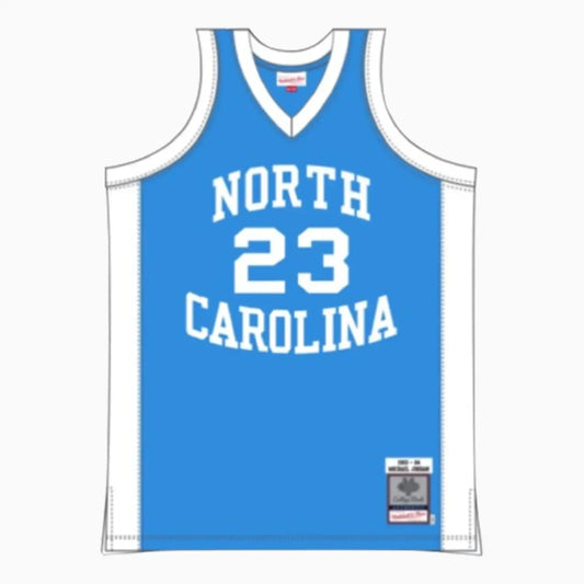 Authentic Michael Jordan University of North Carolina NBA 1993-84 Jersey