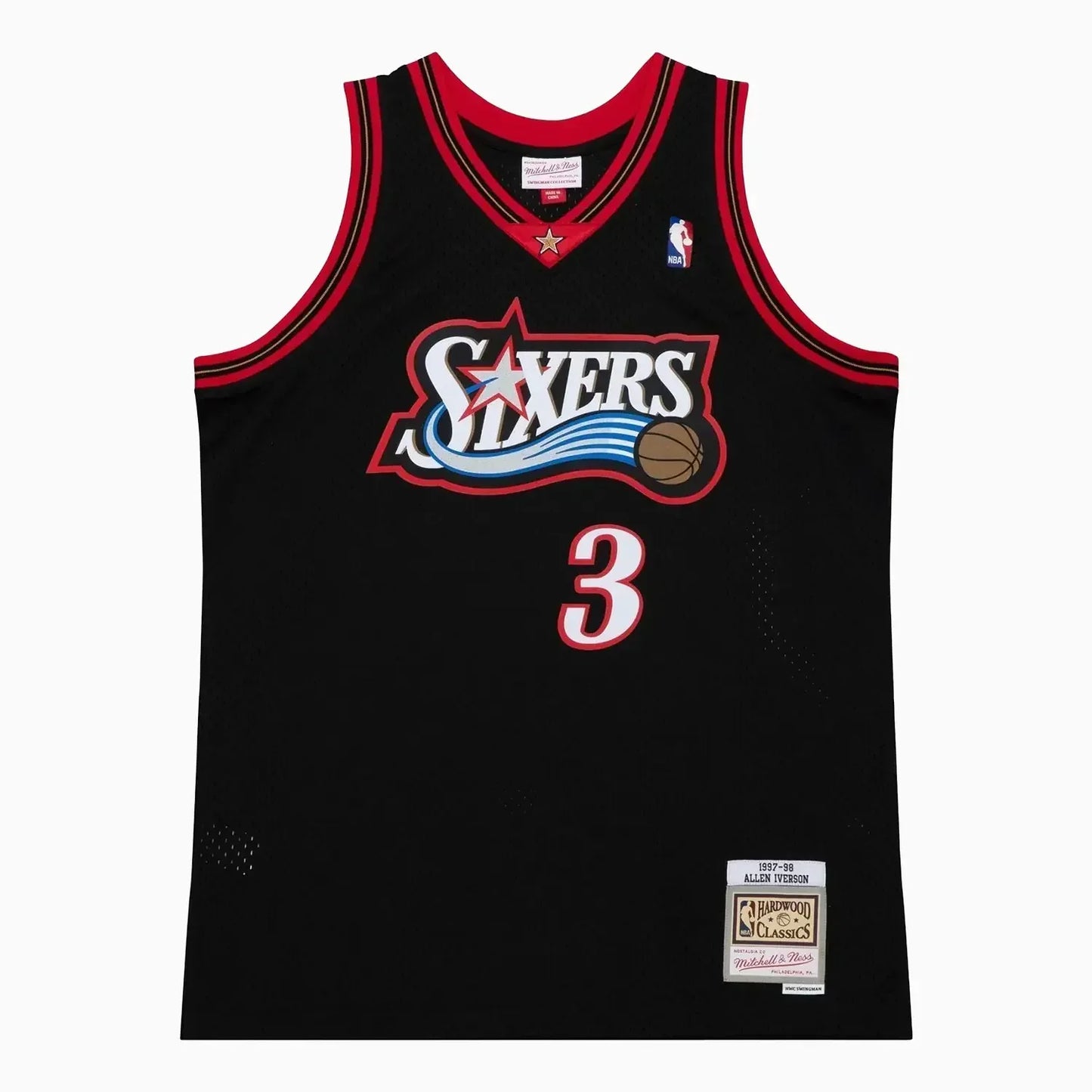 Swingman Allen Iverson Philadelphia 76ers NBA 1997-98 Jersey