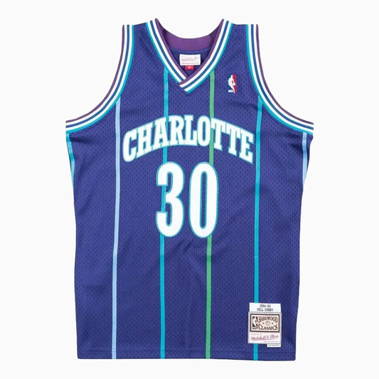 Swingman Dell Curry Alternate Charlotte Hornets NBA 1994-95 Jersey