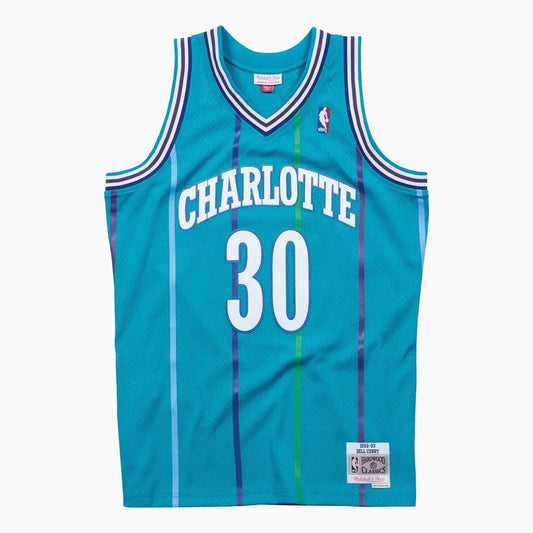 Swingman Dell Curry Charlotte Hornets Road 1992-93 NBA Jersey