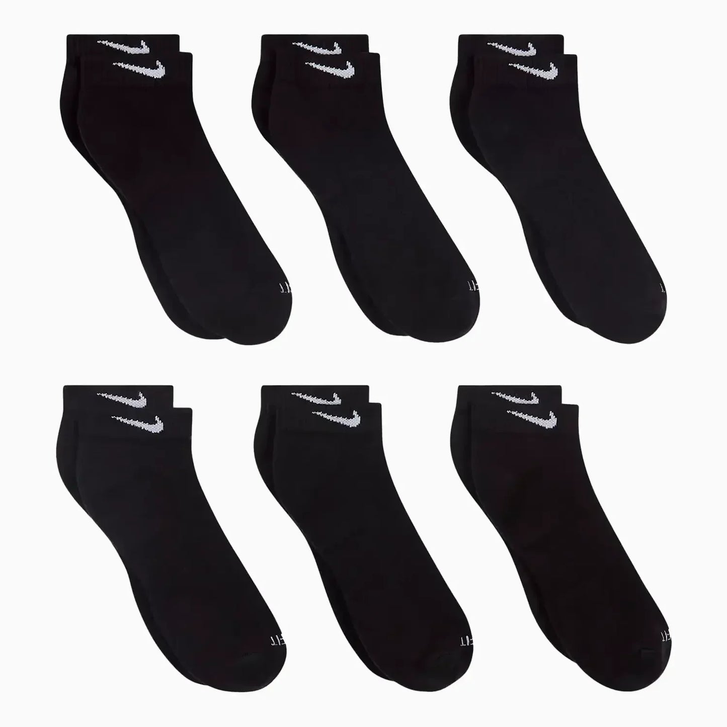Men's Everyday Plus Dri-Fit Low Socks Pack Of 6