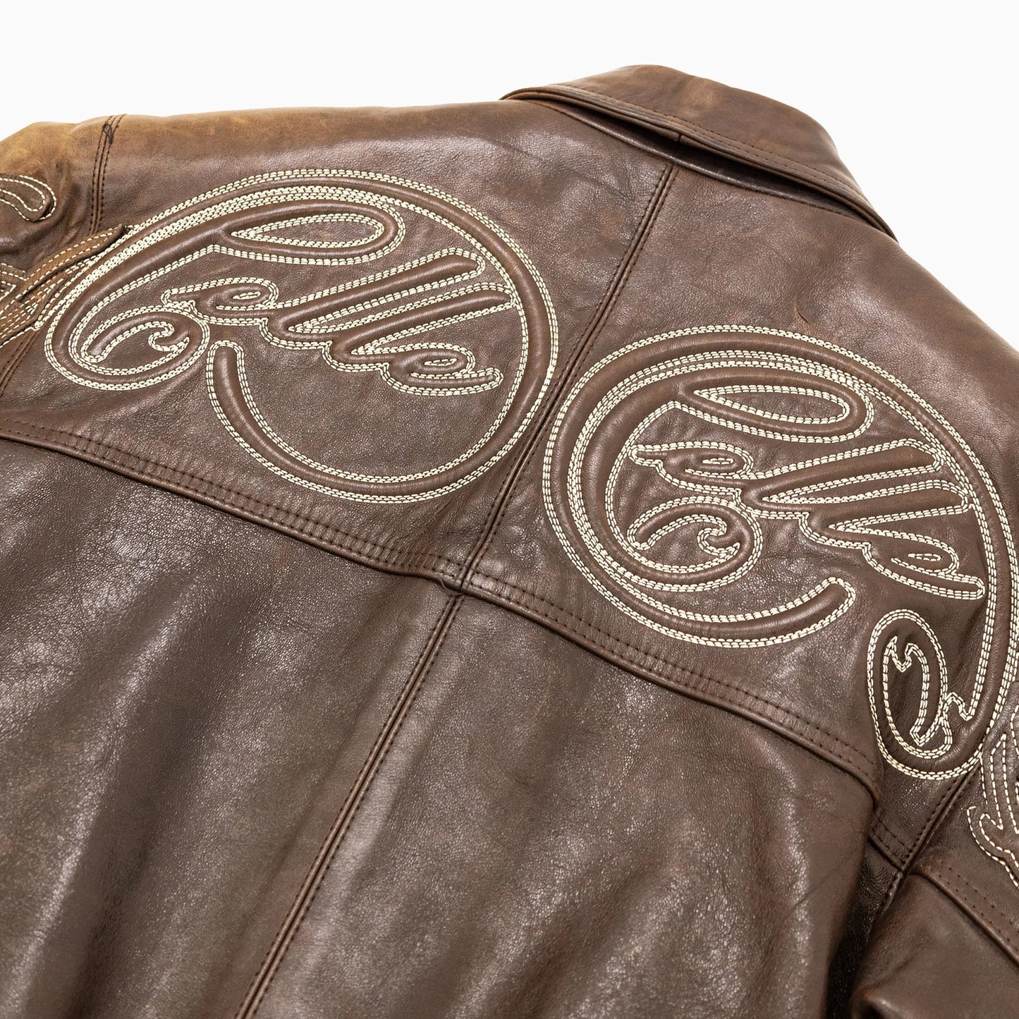 Kid's Chocolate Florentine Leather Jacket