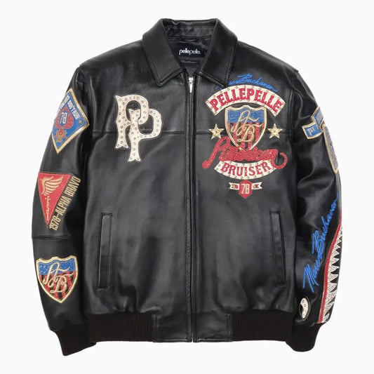 Men's American Bruiser Leather Jacket