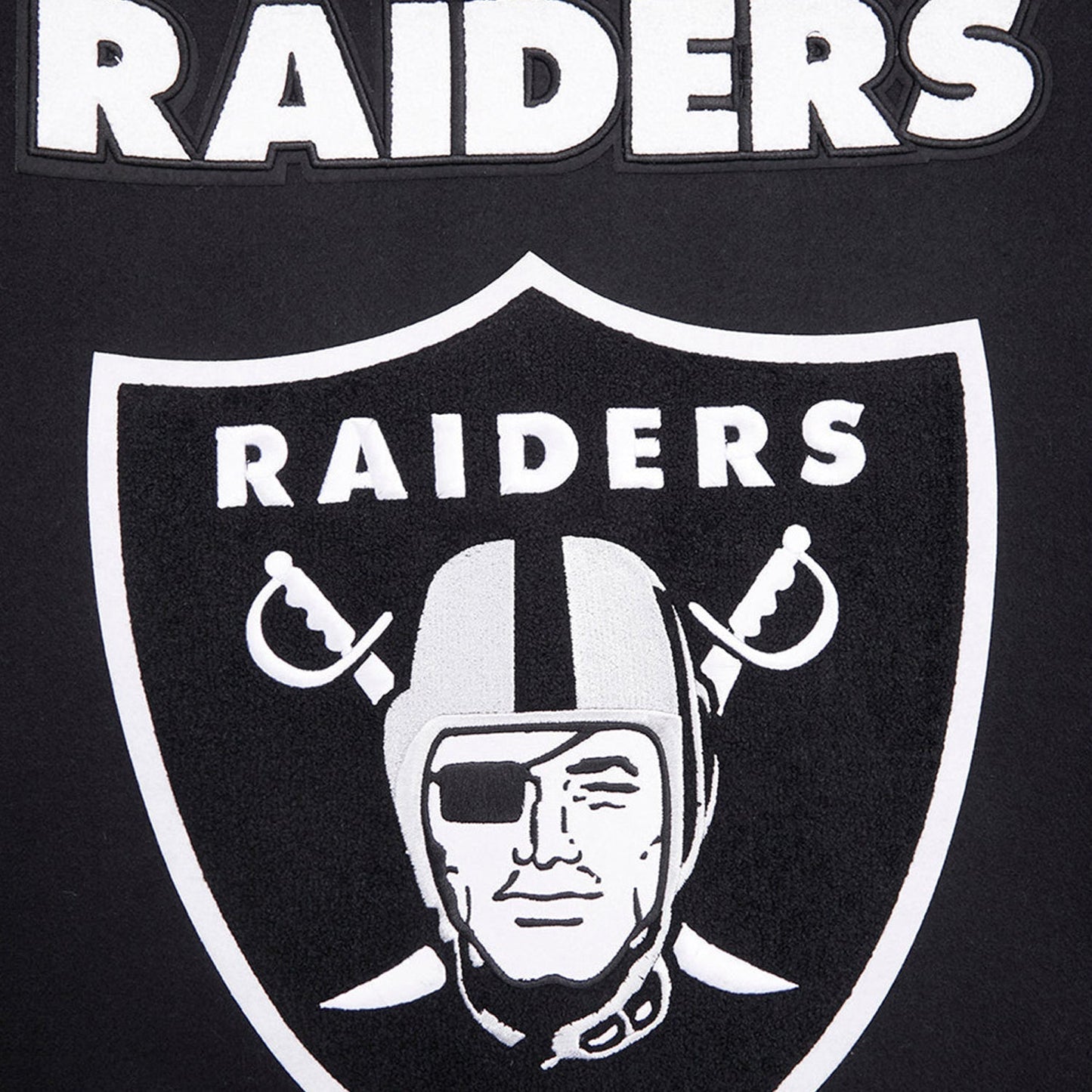 Men's Las Vegas Raiders NFL Rib Wool Varsity Jacket