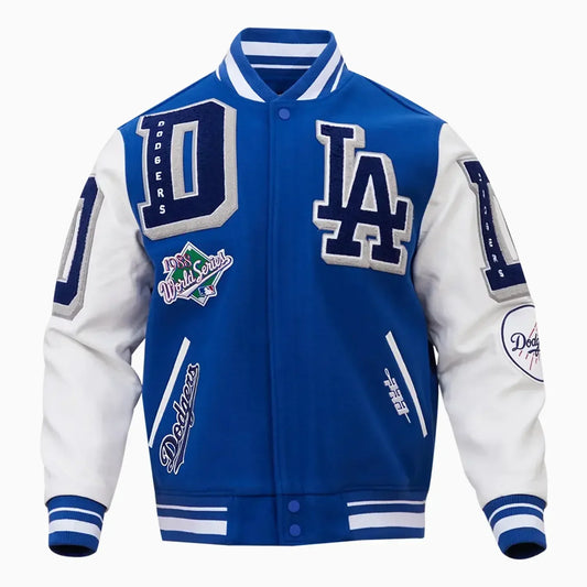 Men's Los Angeles Dodgers MLB Mashup Varsity Jacket