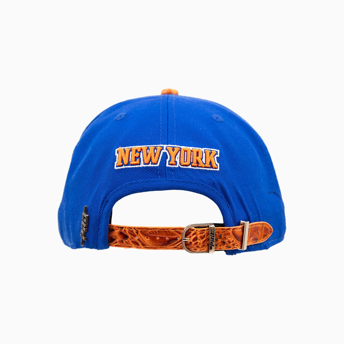 New York Knicks NBA Leather Visor Wool Snapback Hat