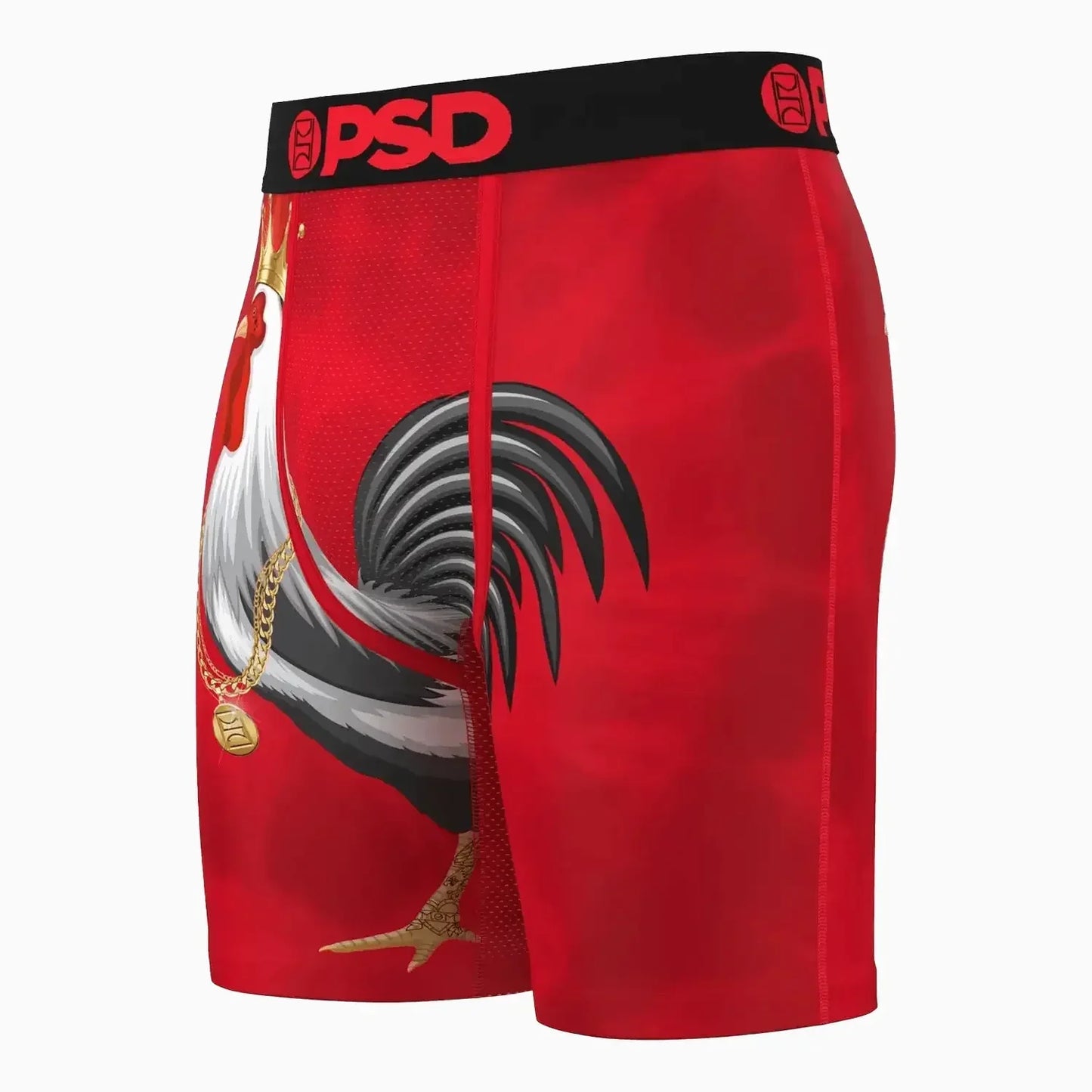 Men's Red Cocky Brief Boxer