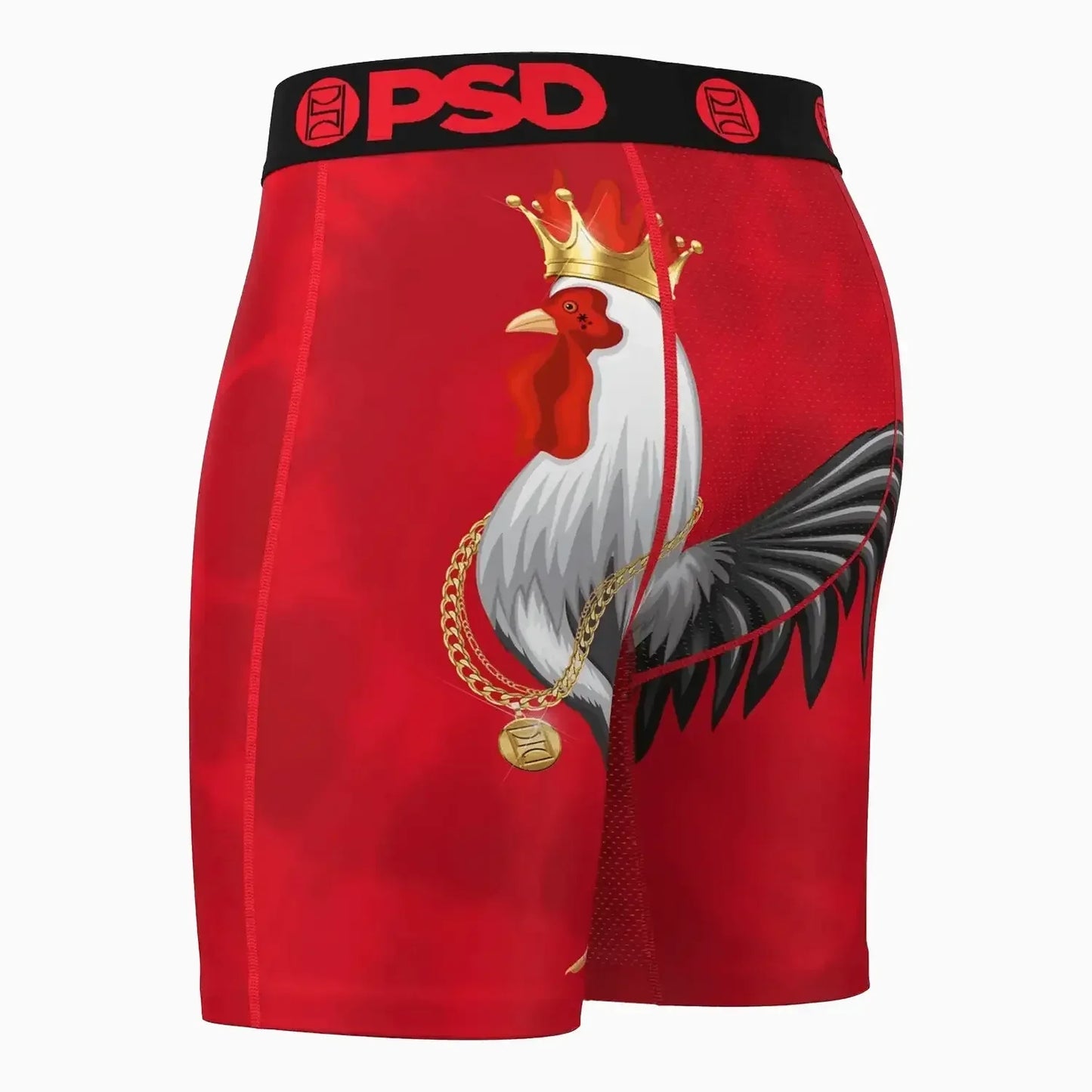 Men's Red Cocky Brief Boxer