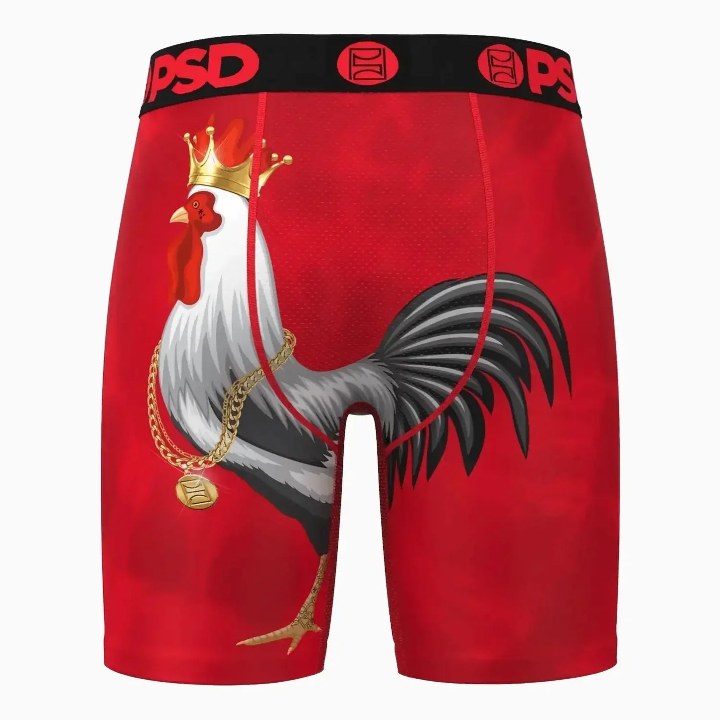 Men's Red Cocky Brief Boxer
