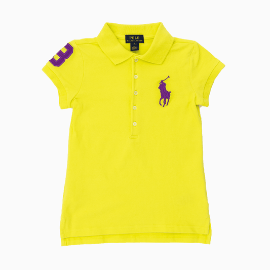 Kid's Stretch Mesh Polo Shirt