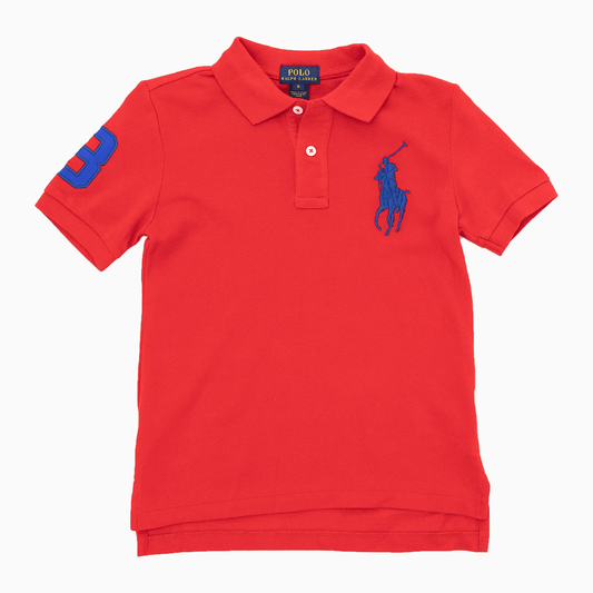 Kid's Stretch Mesh Polo Shirt