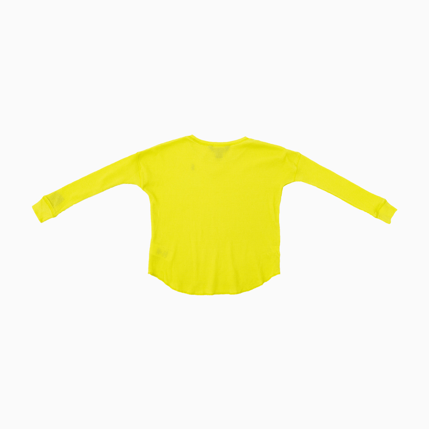 Kid's Waffle Knit Long Sleeve Crew Neck Shirt